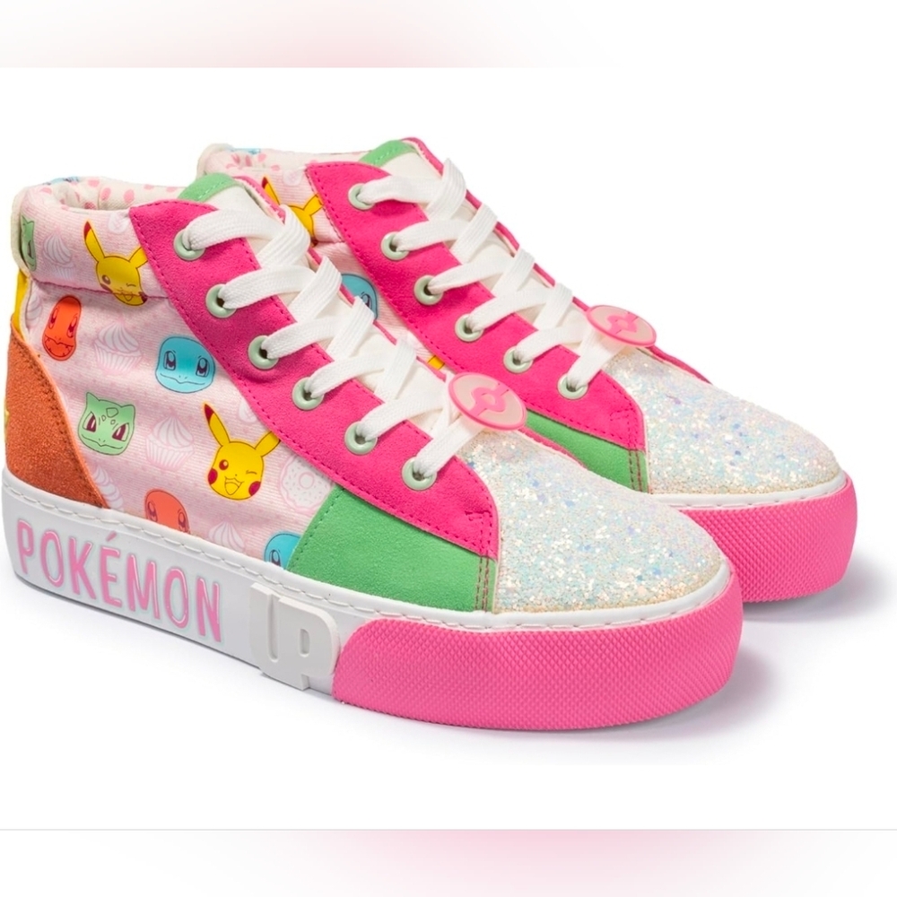 Ground UP Womens POKEMON Sneakers, Size 6